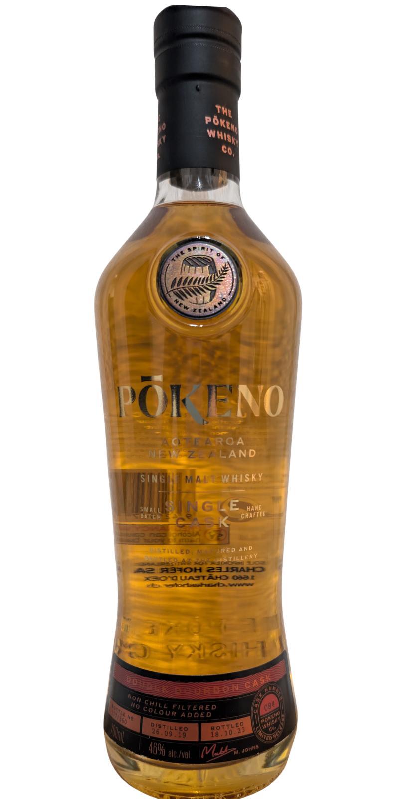 Pōkeno 2019  Single Cask Small Batch