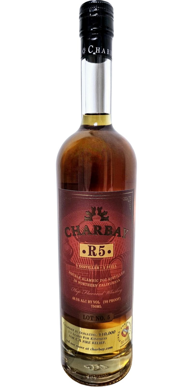 Charbay R5 - 2013  Hop Flavored Whiskey
