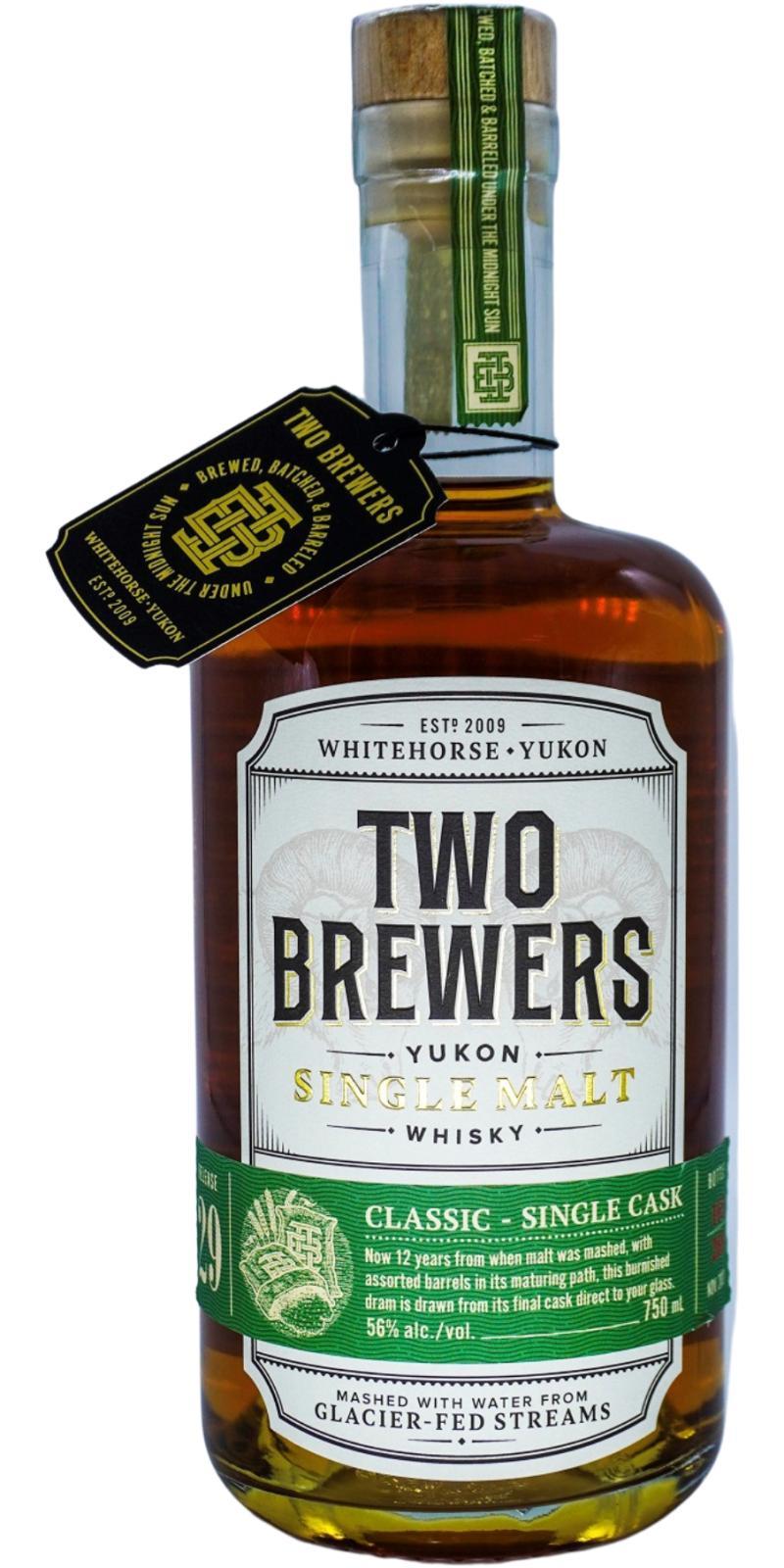 Two Brewers Classic - Release 29  Yukon Single Malt Whisky