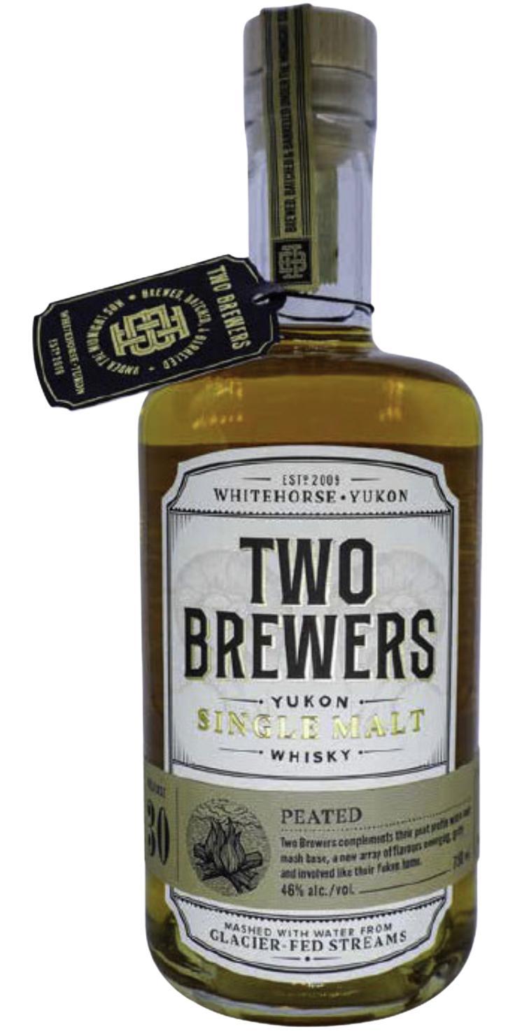 Two Brewers Peated - Release 30   Yukon Single Malt Whisky