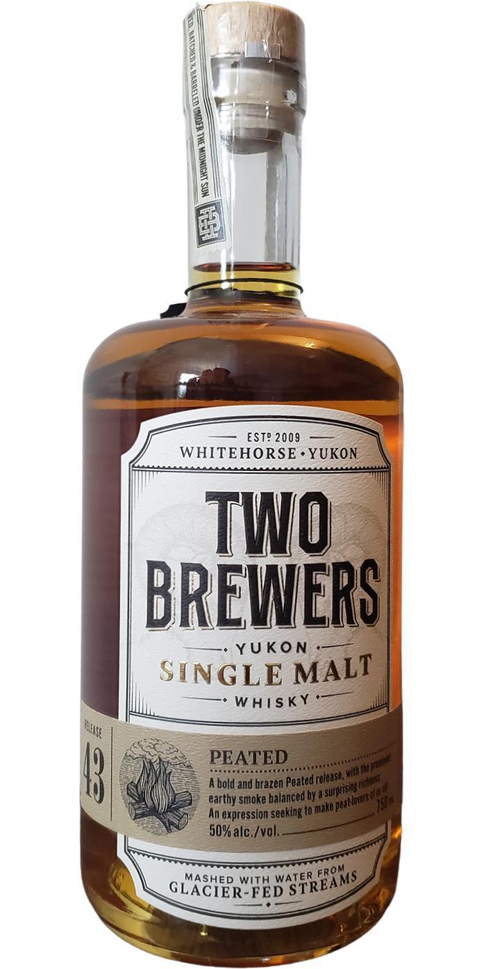 Two Brewers Peated - Release 43  Yukon Single Malt Whisky