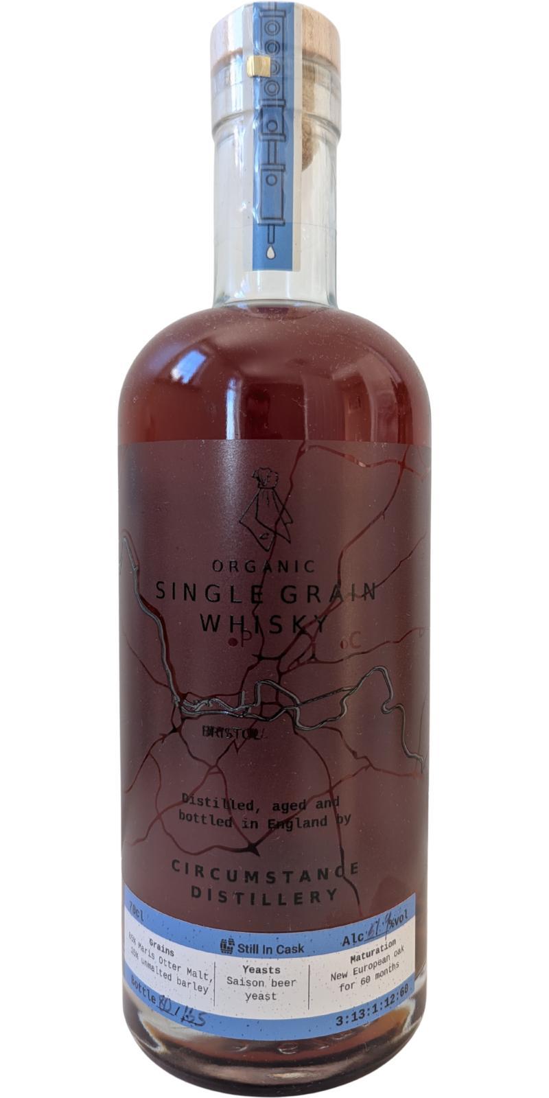 Circumstance 05-year-old Still In Cask - Organic Single Grain Cask 3:13:1:12: