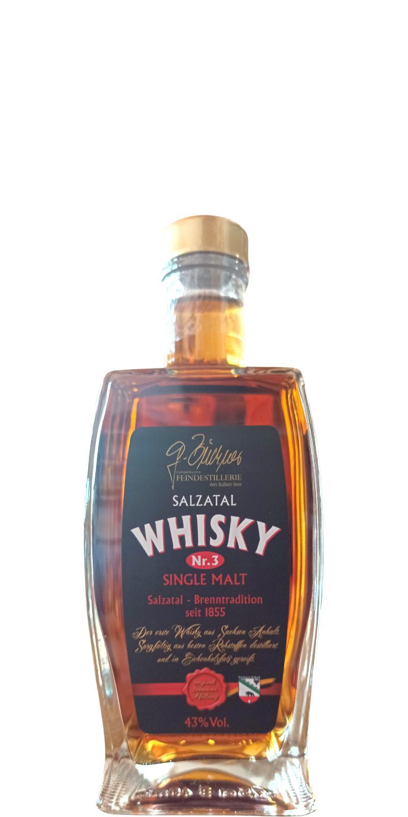 Gerhard Büchner Whisky Nr. 3  Salzatal - peated