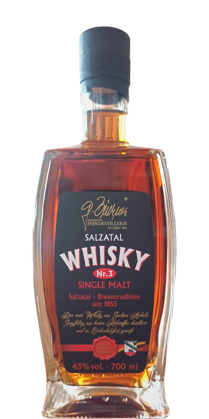 Gerhard Büchner Whisky Nr. 3  Salzatal - peated