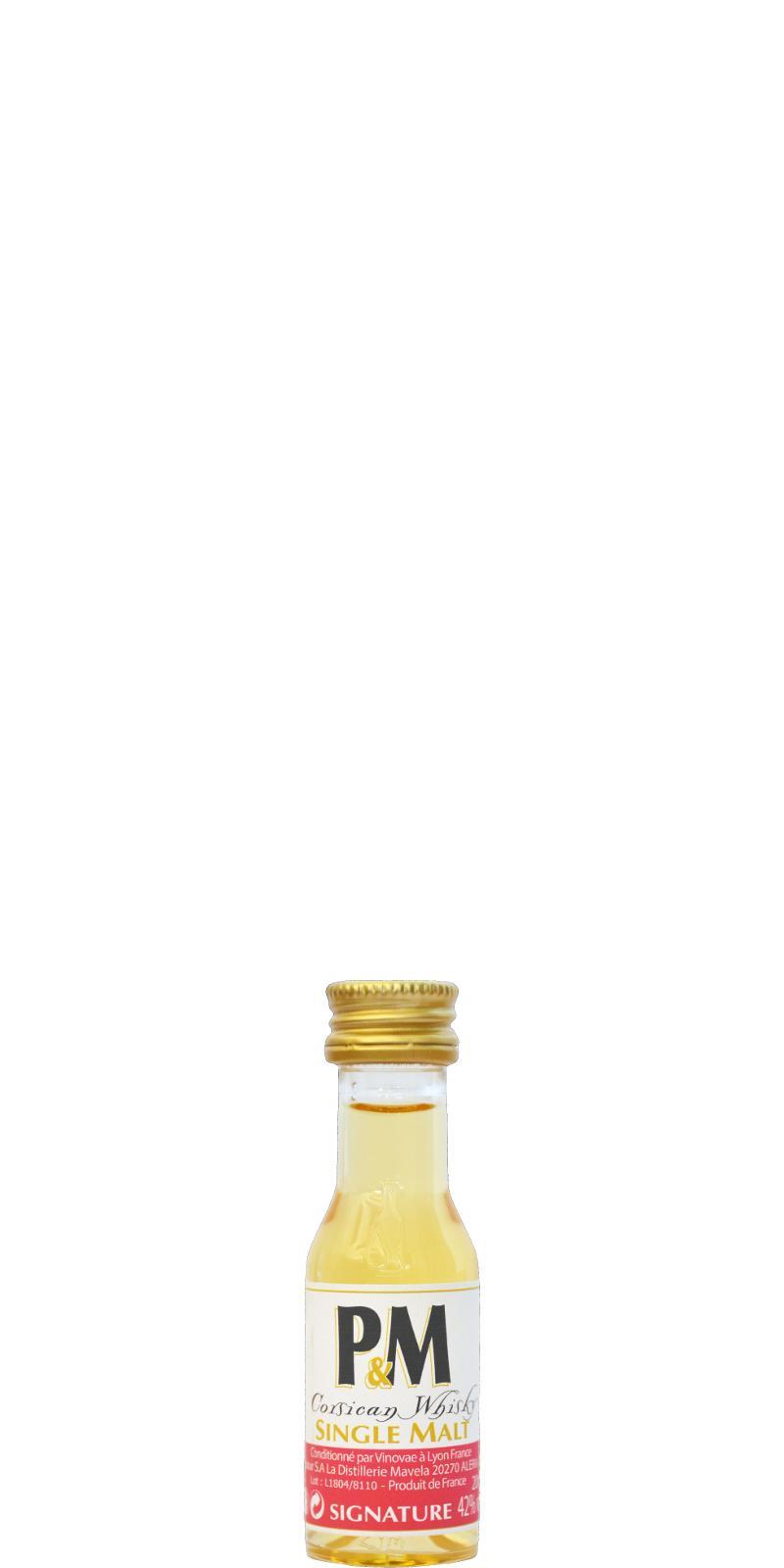 P&M Corsican Whisky  Signature