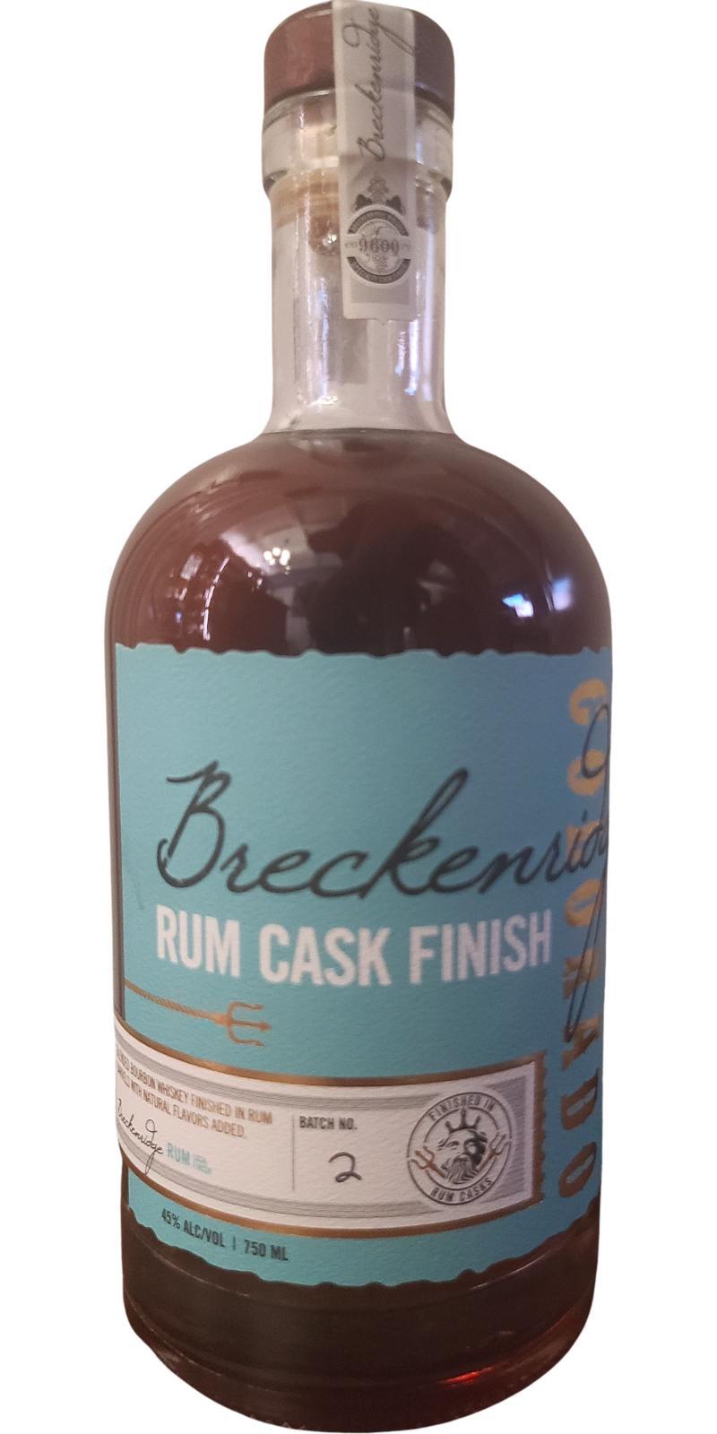 Breckenridge Blended Bourbon Whiskey Rum Cask Finish