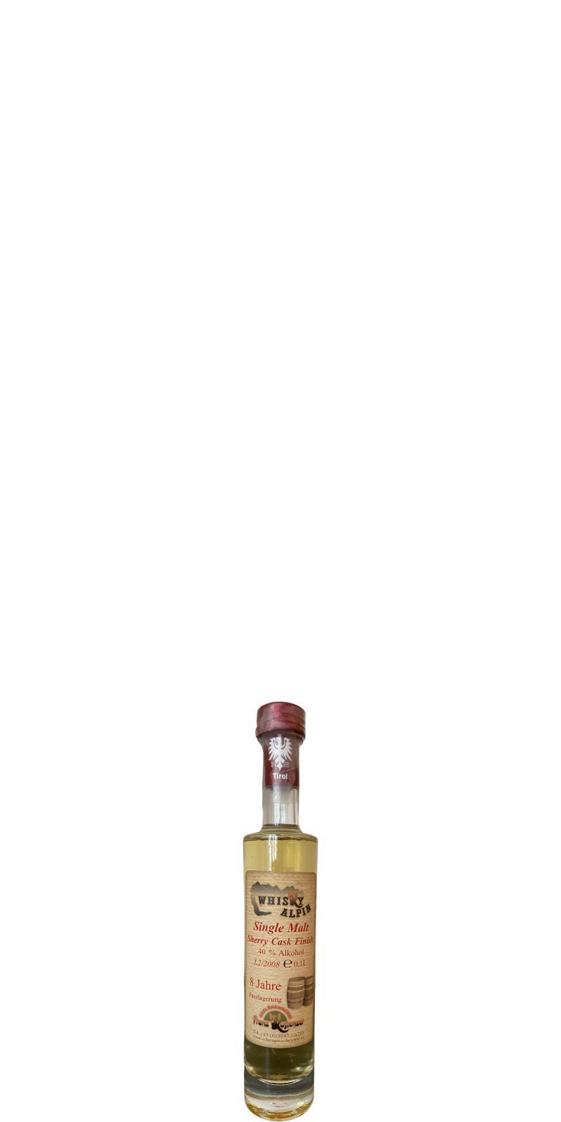 Whisky Alpin 2008  Sherry Cask Finish