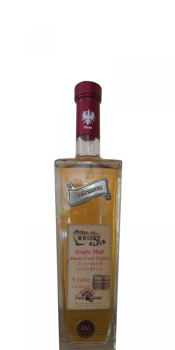 Whisky Alpin 2008  Sherry Cask Finish
