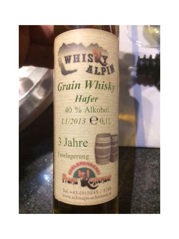 Whisky Alpin 2013  Selektion Franz