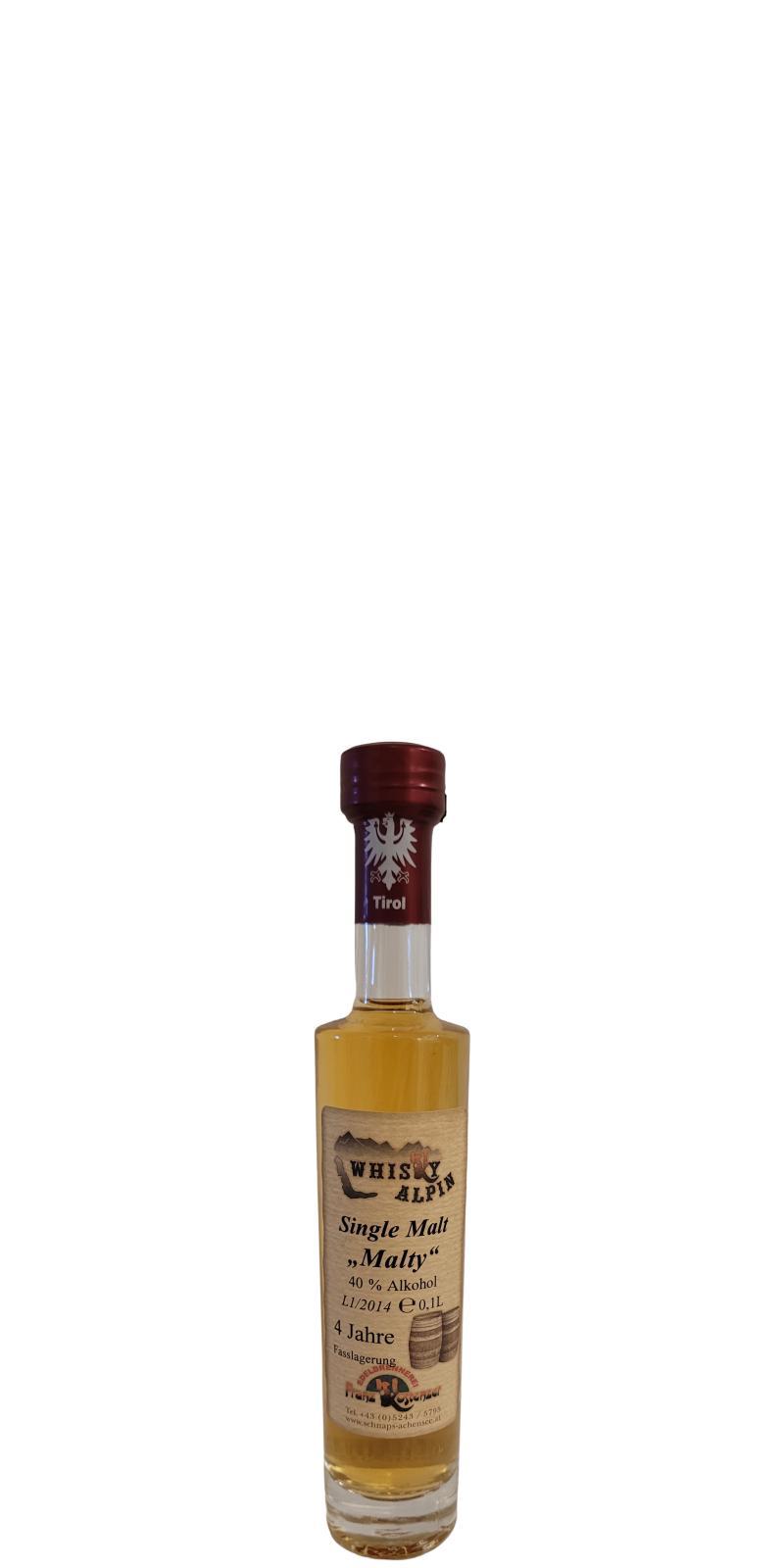 Whisky Alpin 2014  Malty
