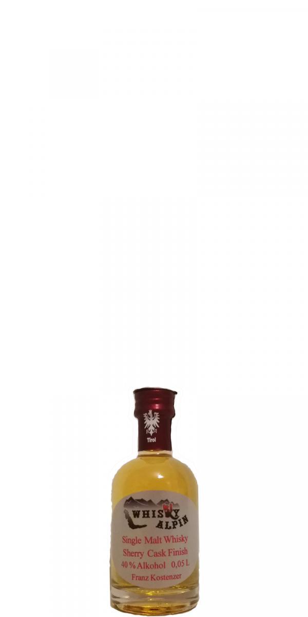 Whisky Alpin Single Malt Whisky  Sherry Cask Finish
