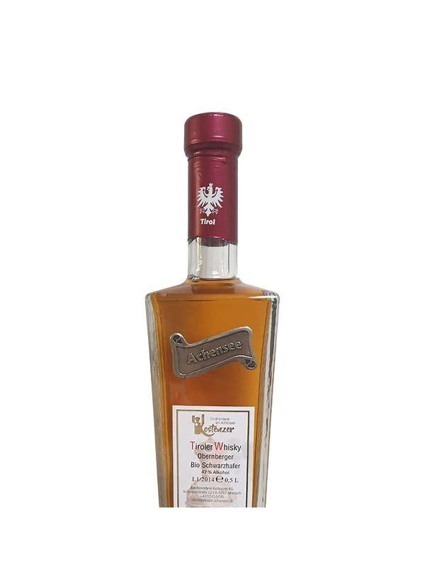 Whisky Alpin Tiroler Whisky  Obernberger Bio Schwarzhafer