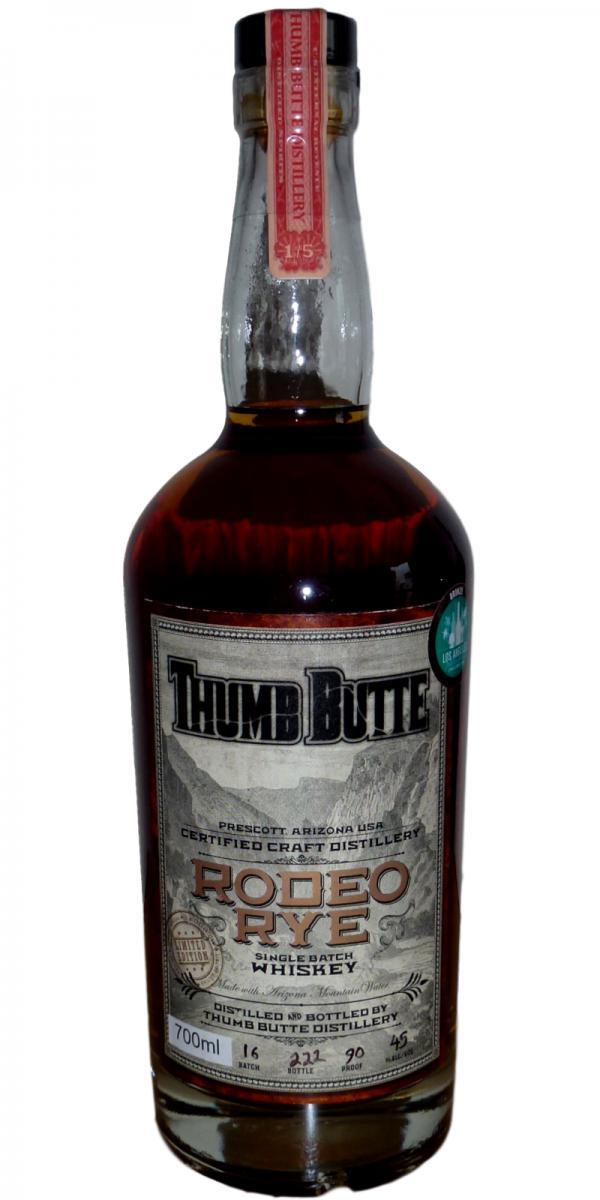 Thumb Butte Rodeo Rye  Single Batch