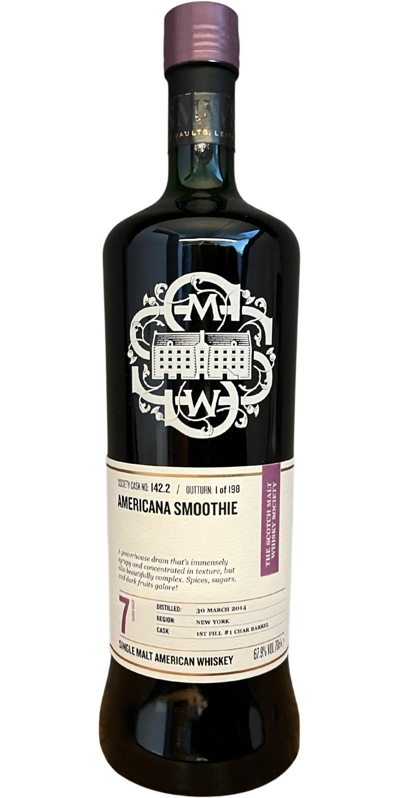 Breuckelen 2014 SMWS 142.2 Americana smoothie