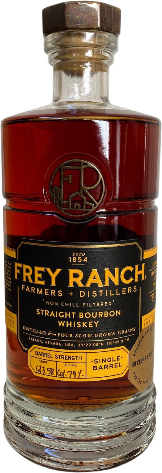 Frey Ranch Straight Bourbon Whiskey  Single Barrel - Barrel Strength