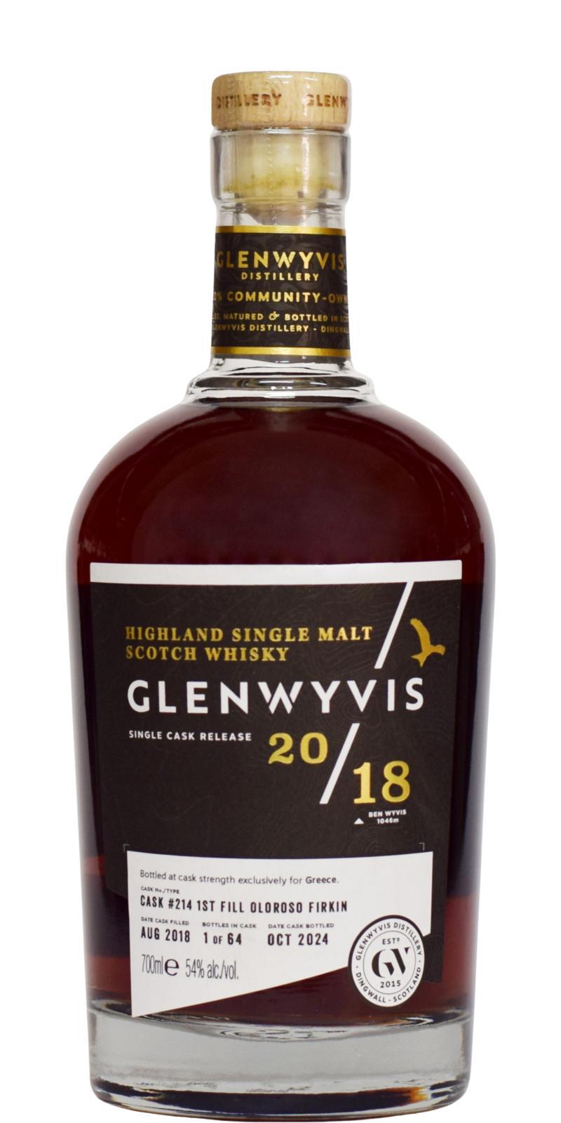 GlenWyvis 2018  Single Cask Release