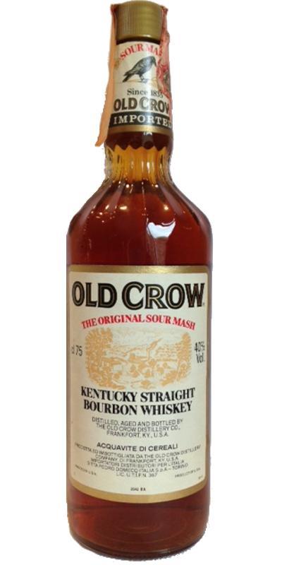 Old Crow Kentucky Straight Bourbon Whiskey  The Original Sour Mash