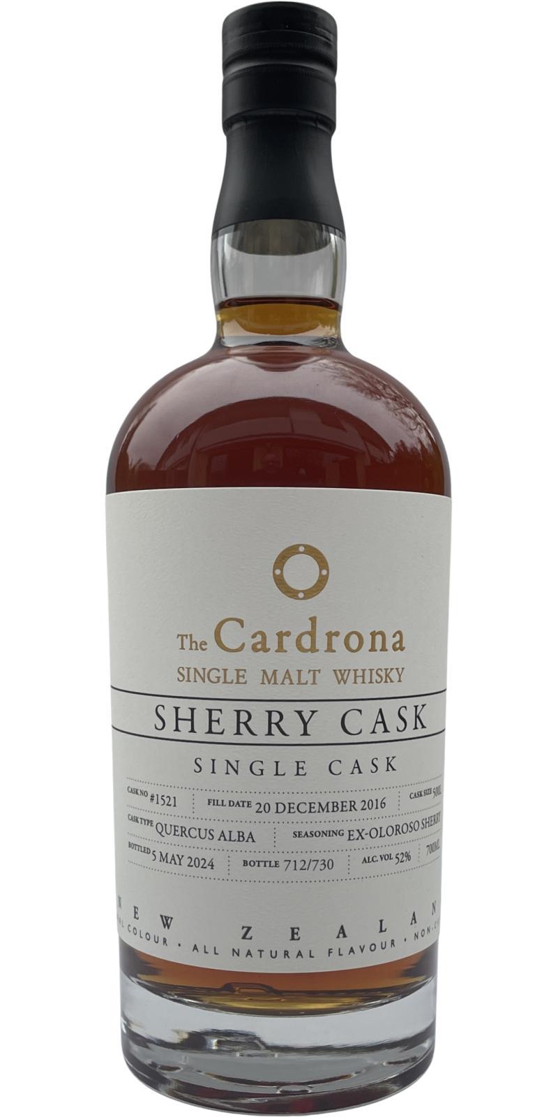 The Cardrona 2016  Sherry Cask