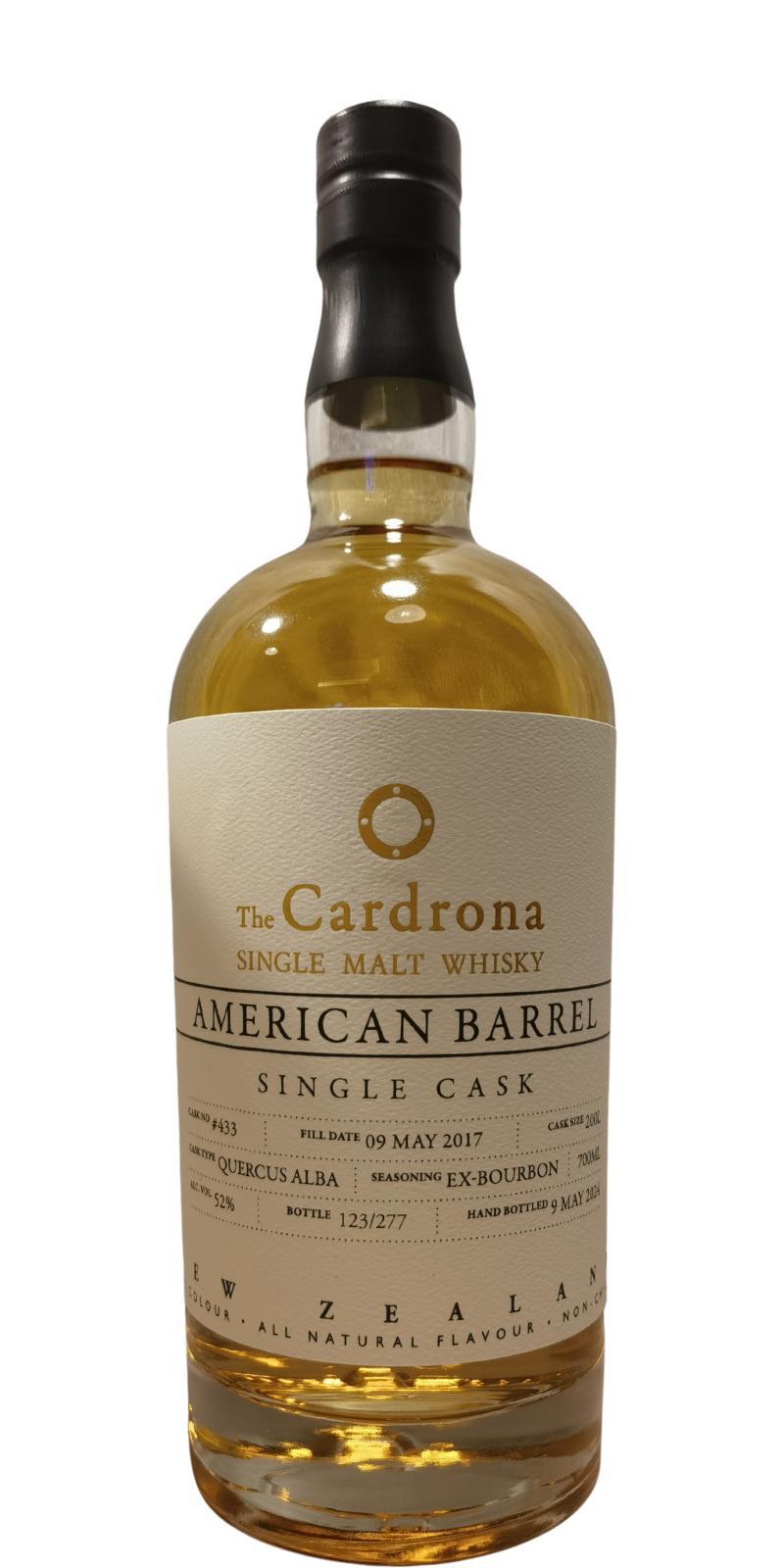 The Cardrona 2017  Single Cask