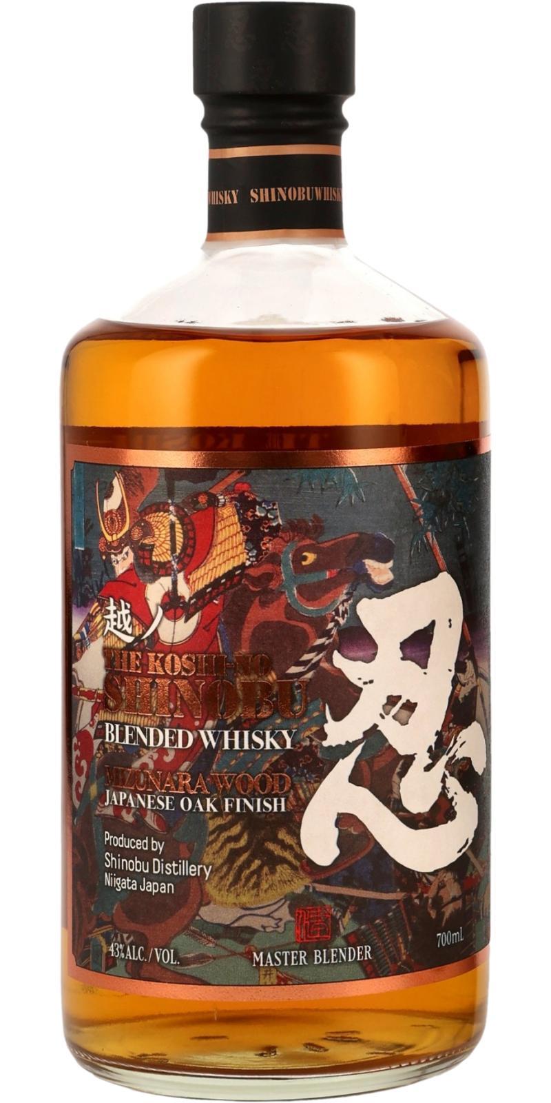 Shinobu Blended Whisky  Mizunara Oak
