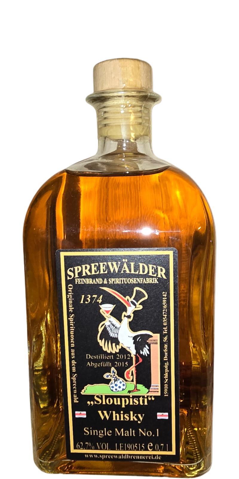Sloupisti 2012  Single Malt No. 1