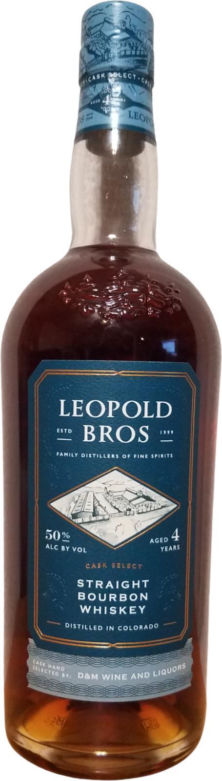 Leopold Bros Cask Select  Cask Selection