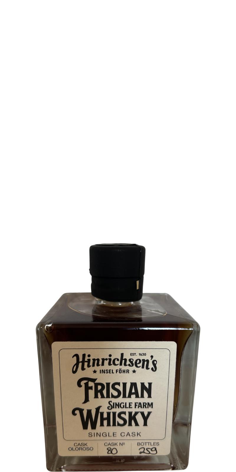 Hinrichsen's Frisian Single Farm Whisky  Single Cask