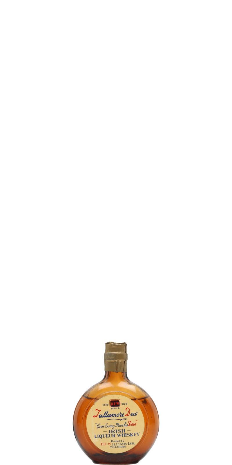 Tullamore Dew Irish Liqueur Whiskey  Miniature