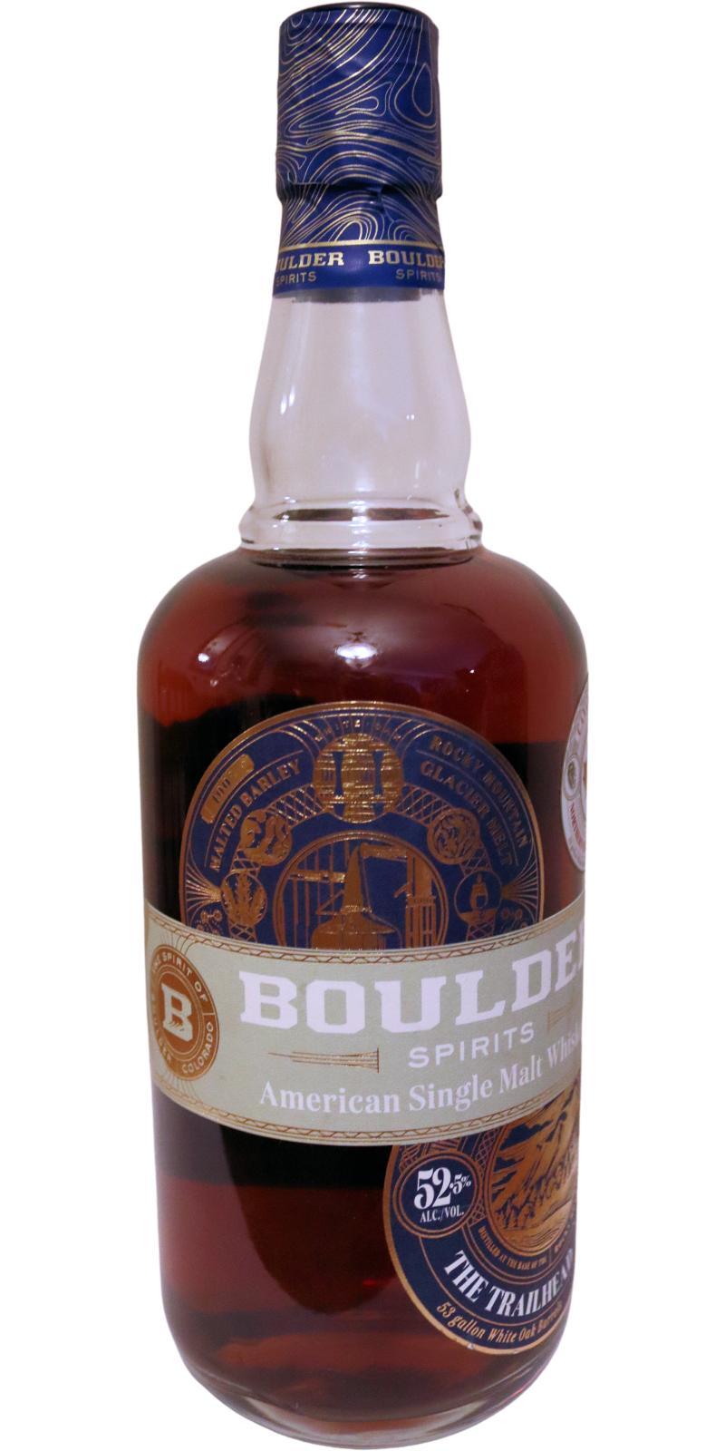 Boulder Spirits American Single Malt Whiskey  The Trailhead