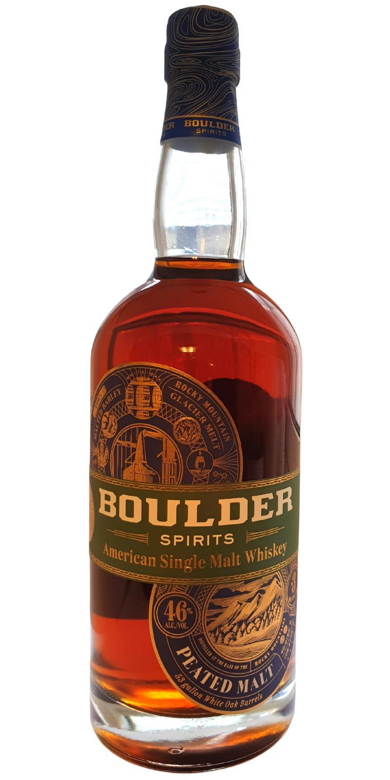 Boulder Spirits American Single Malt Whiskey  Peated Malt