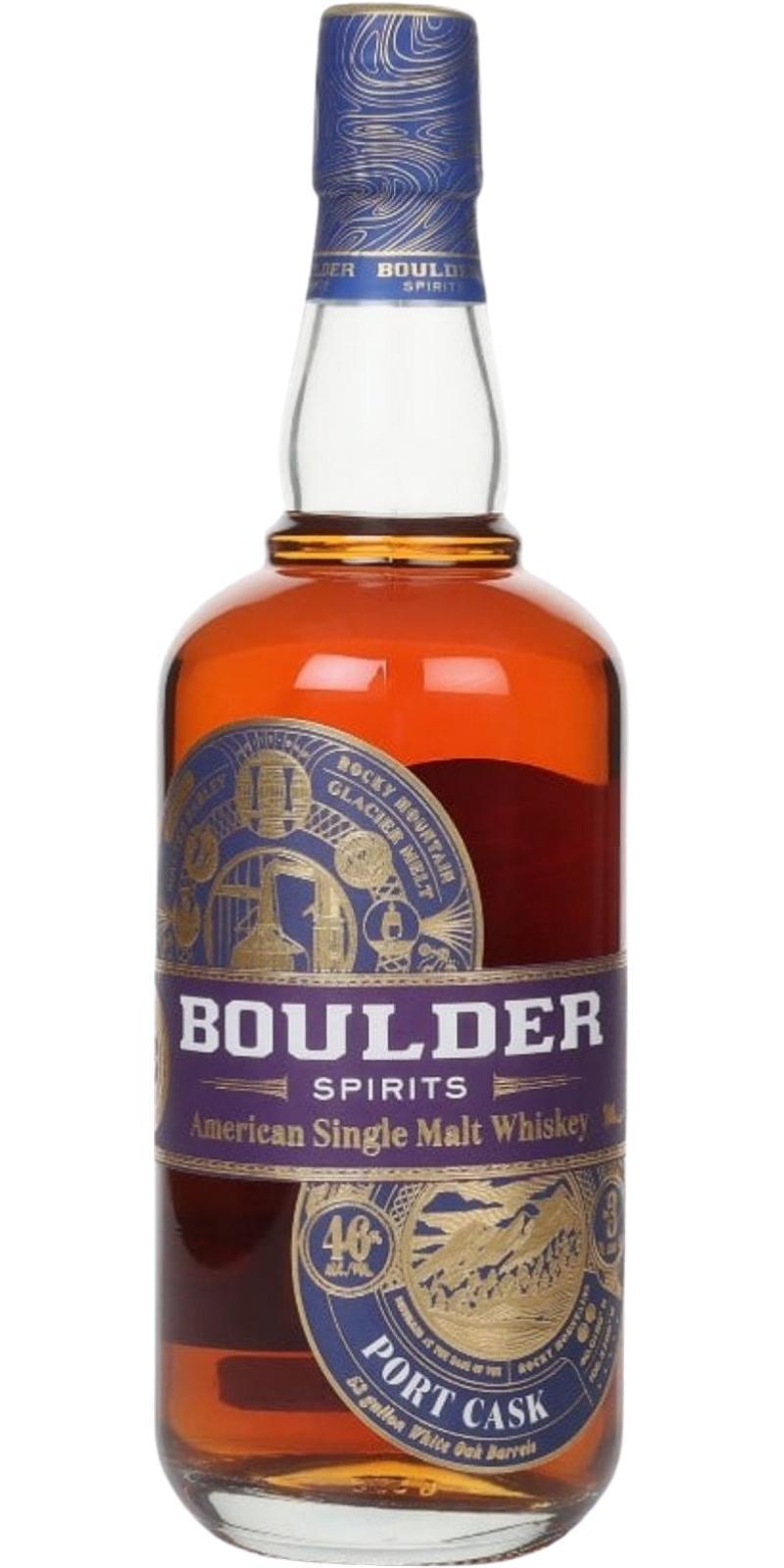 Boulder Spirits American Single Malt Whiskey  Port Cask
