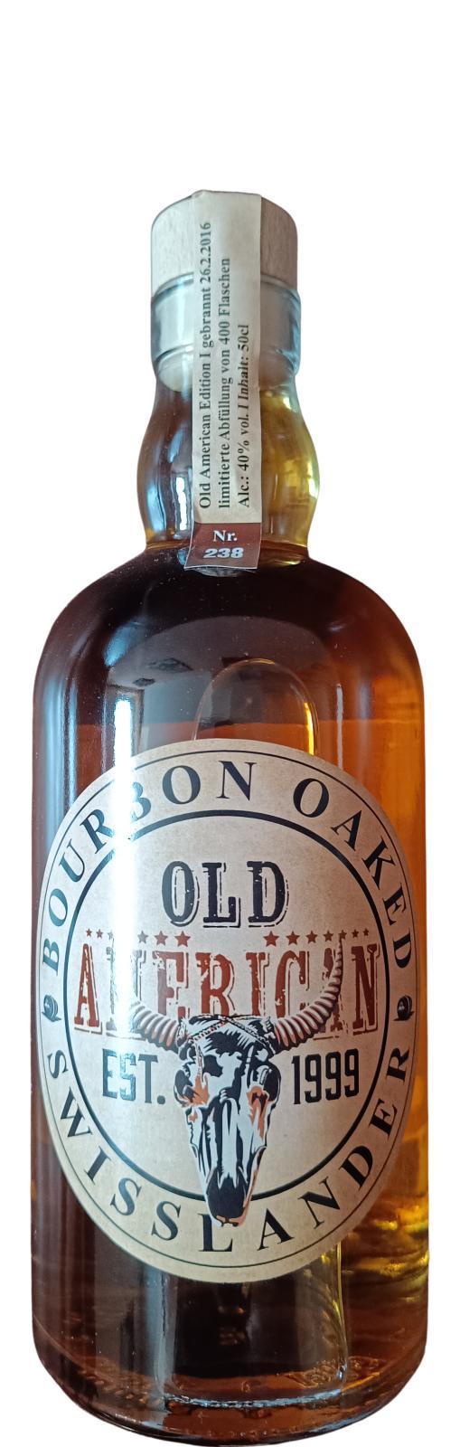 Sonnenbräu 2016  Swisslander Old American Edition 1 - Bourbon Oaked