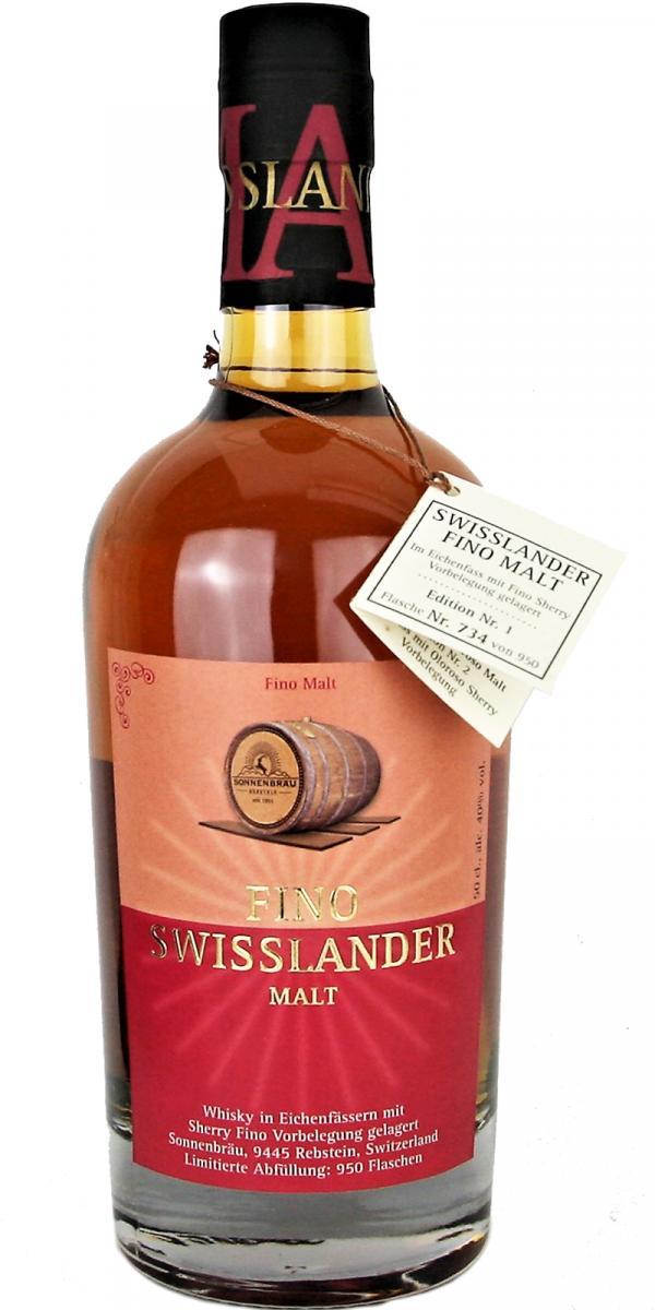 Sonnenbräu Fino - Swisslander Malt  Edition No. 1