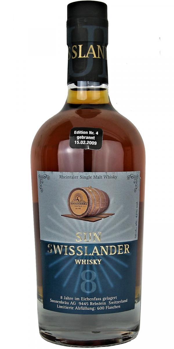 Sonnenbräu Sun - Swisslander Whisky  Edition Nr. 4