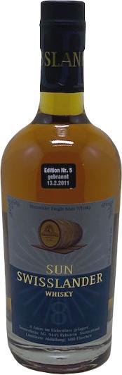 Sonnenbräu Swisslander Whisky  Edition Nr. 5