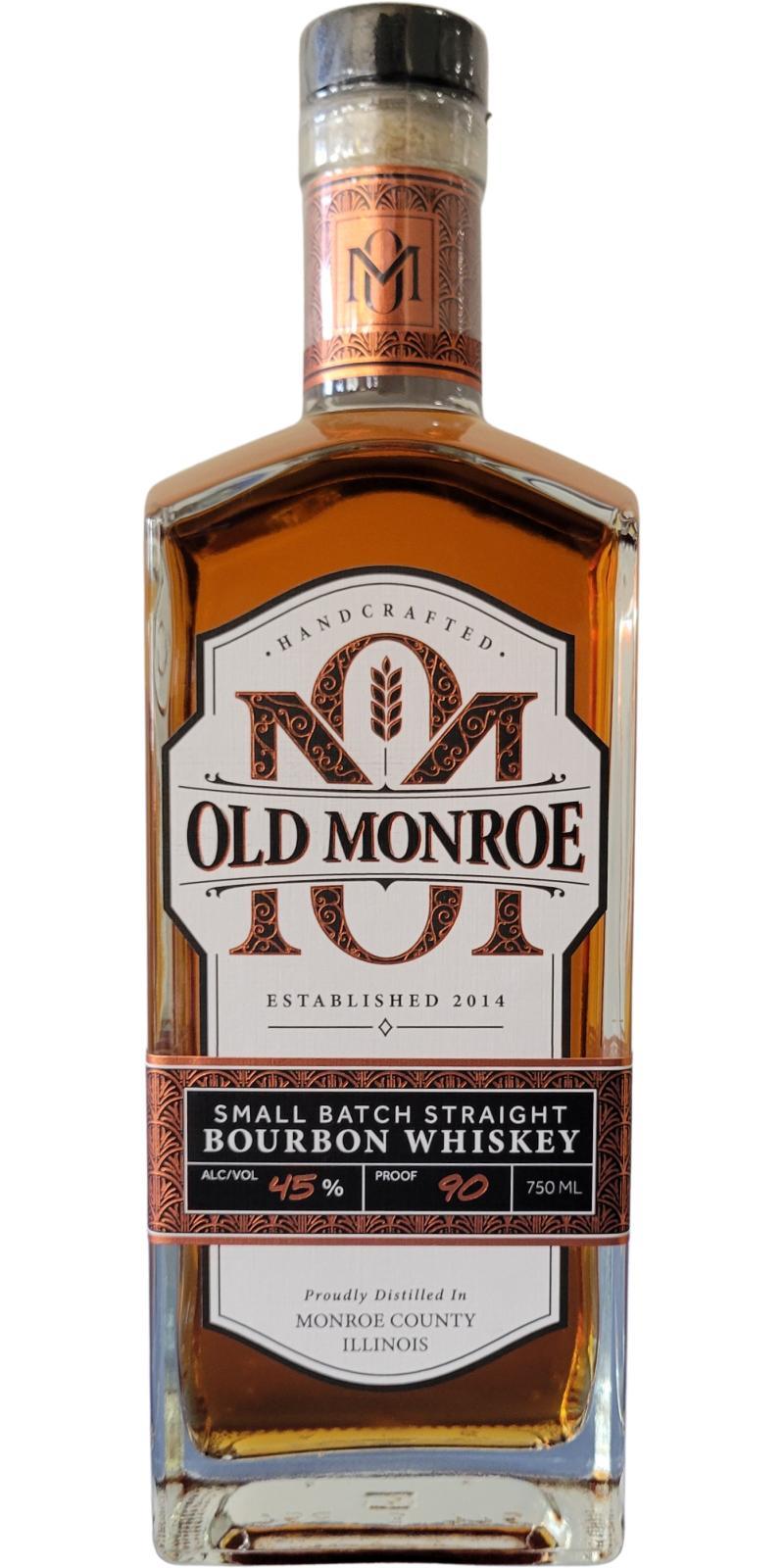 Old Monroe Straight Bourbon Whiskey  Small Batch Select