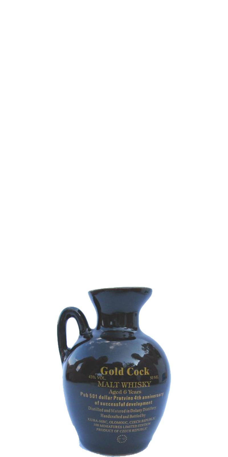 Gold Cock 06-year-old KMBC   Ceramic Jug