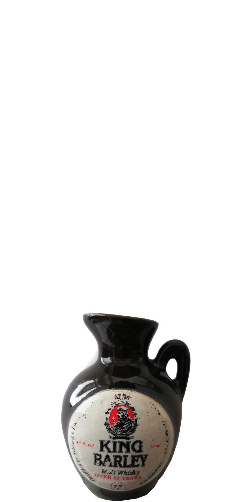 King Barley Malt Whisky  Ceramic Jug Set II