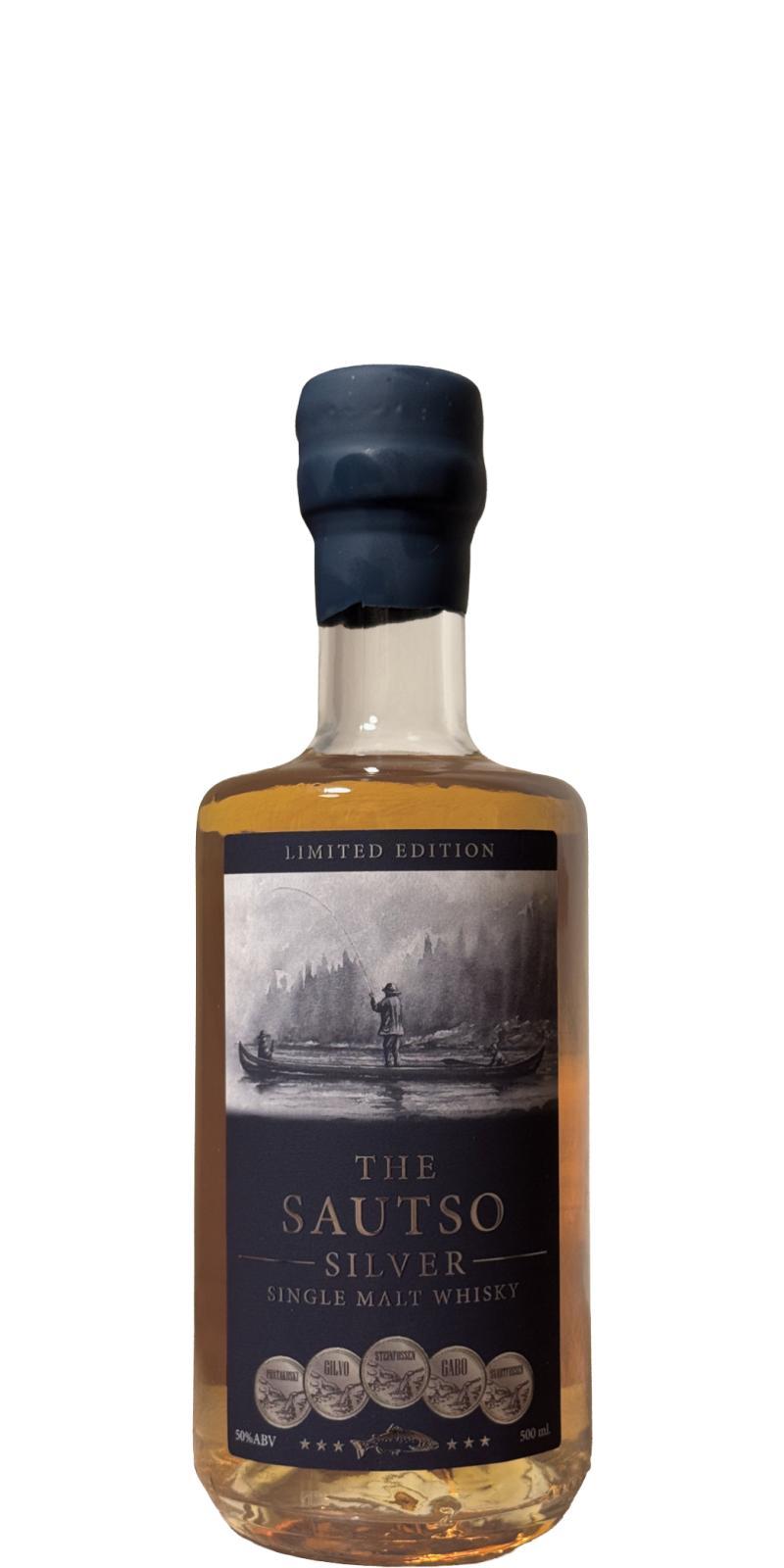 Single Malt The Sautso Silver Alta Laksefiskeri Interessentskap (ALI) 300th Anniversary celebratory bottling