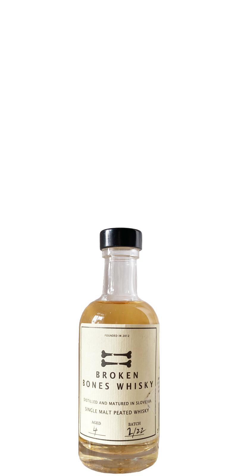 Broken Bones Whisky 04-year-old Peated
