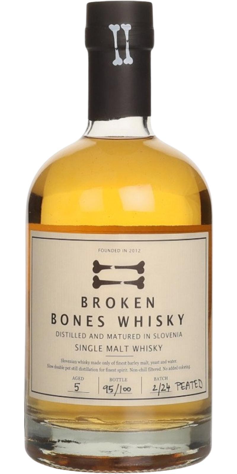 Broken Bones Whisky 2019 peated