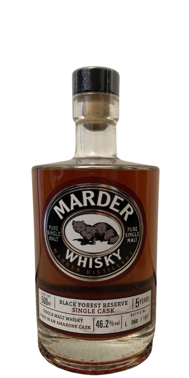 Marder 05-year-old  Black Forest Reseve Single Cask