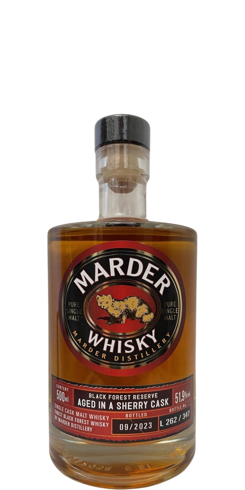 Marder Single Cask Sherry  Black Forest Reserve