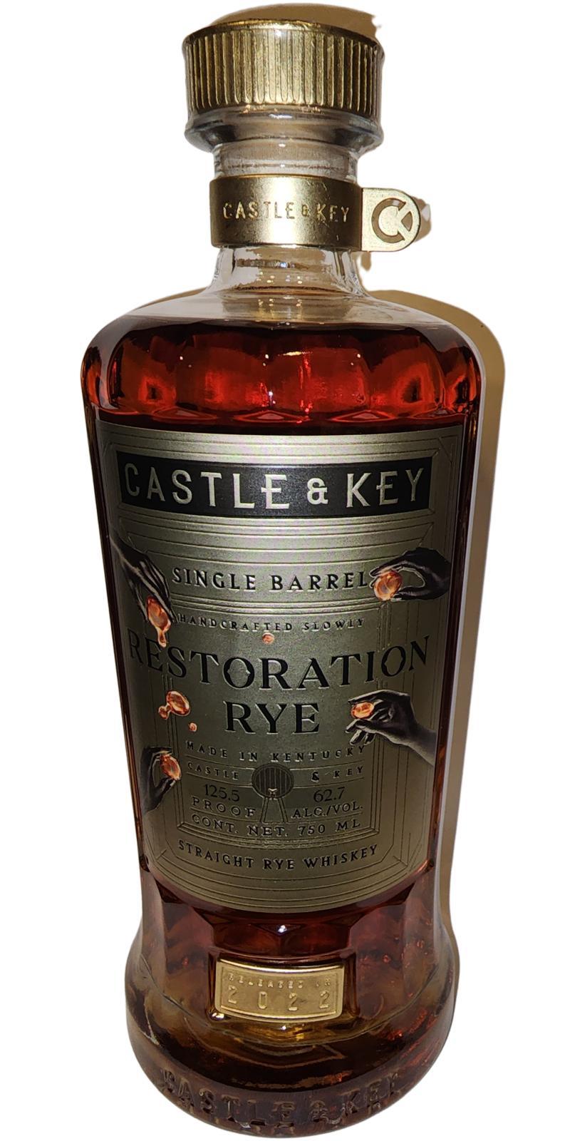 Castle & Key 04-year-old  Restoration Rye - Single Barrel