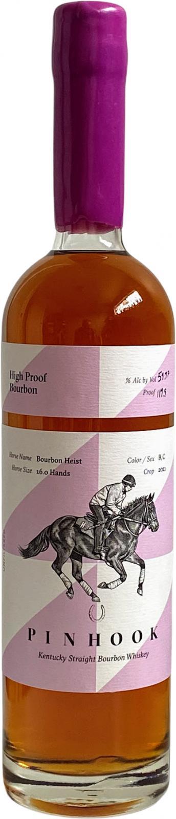 Pinhook Kentucky Straight Bourbon Whiskey  Bourbon Heist