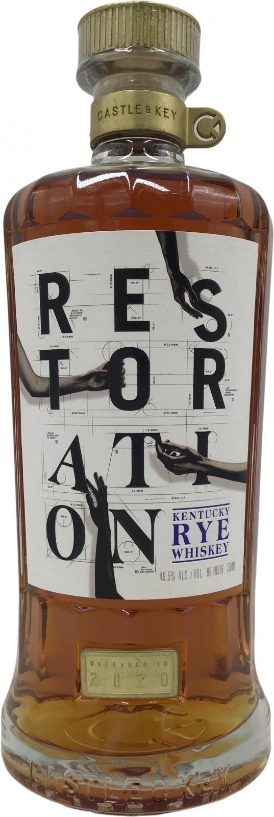 Restoration 03-year-old  Kentucky Rye Whiskey