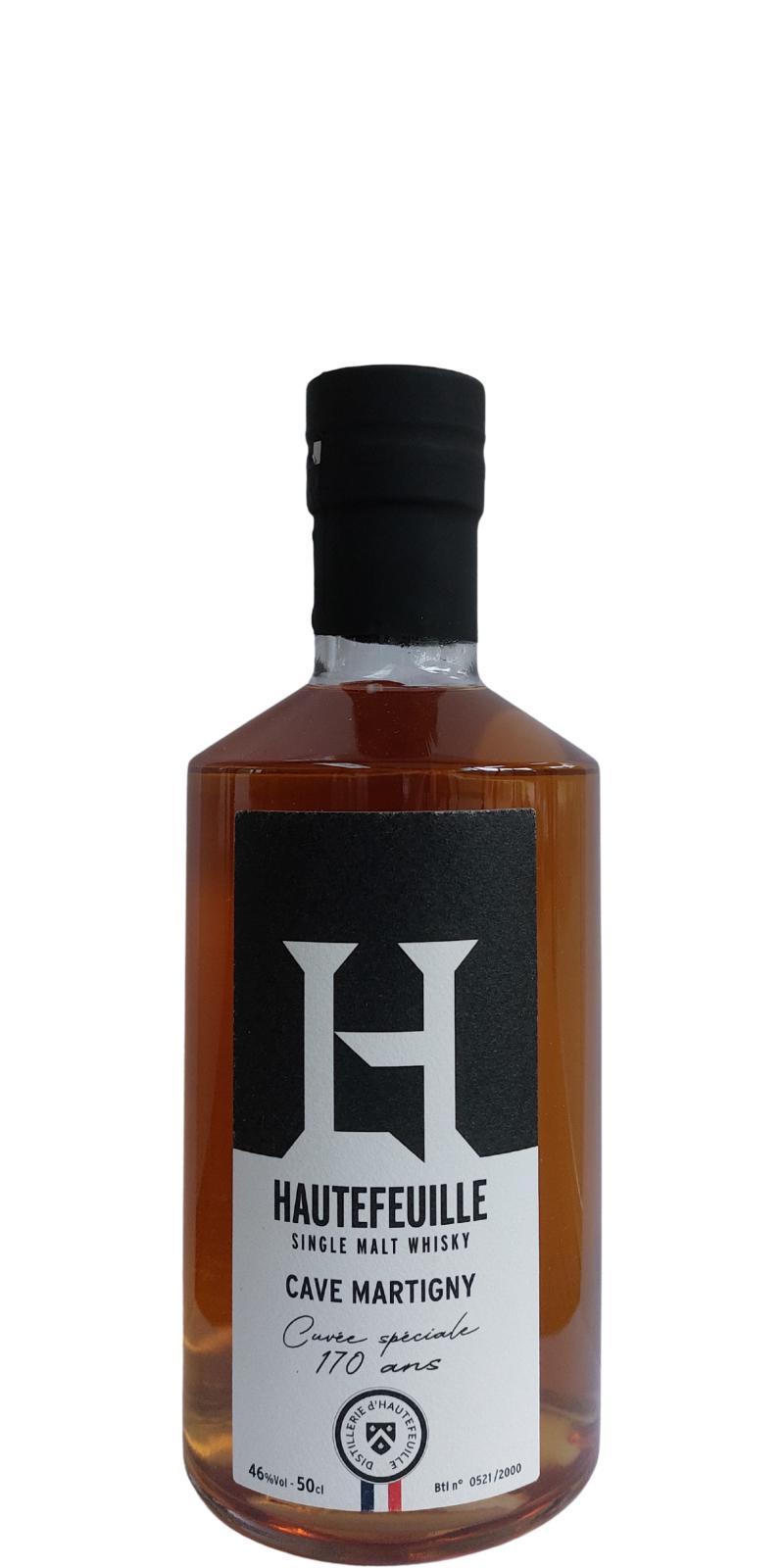 Hautefeuille Cave Martigny  Cuvée Spéciale 170 ans