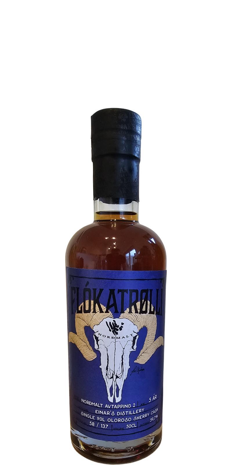 Einar's 2018  Flókatrøll - Private Single Cask Bottling