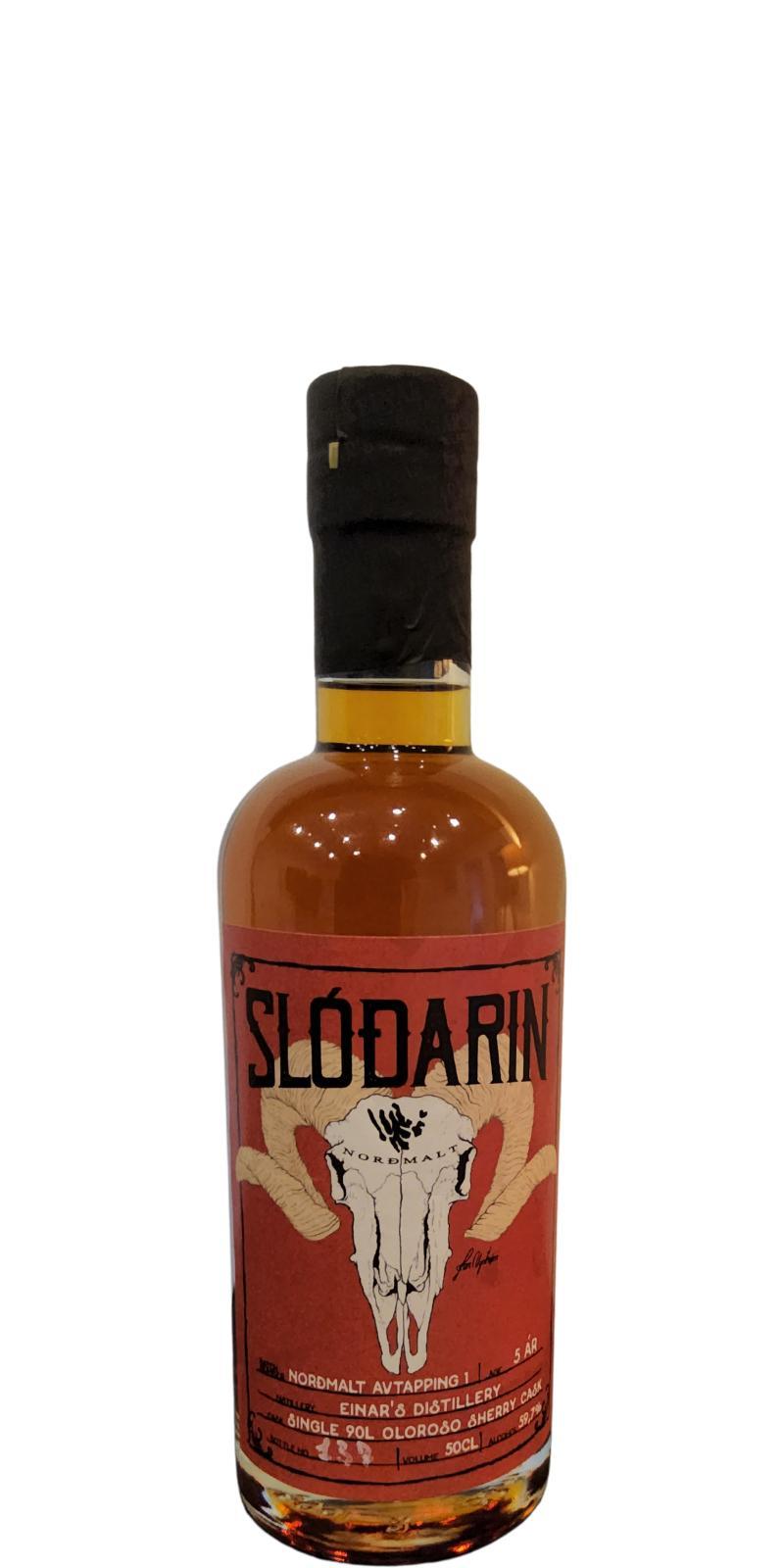 Einar's 2018  Slóðarin - Private Single Cask Bottling