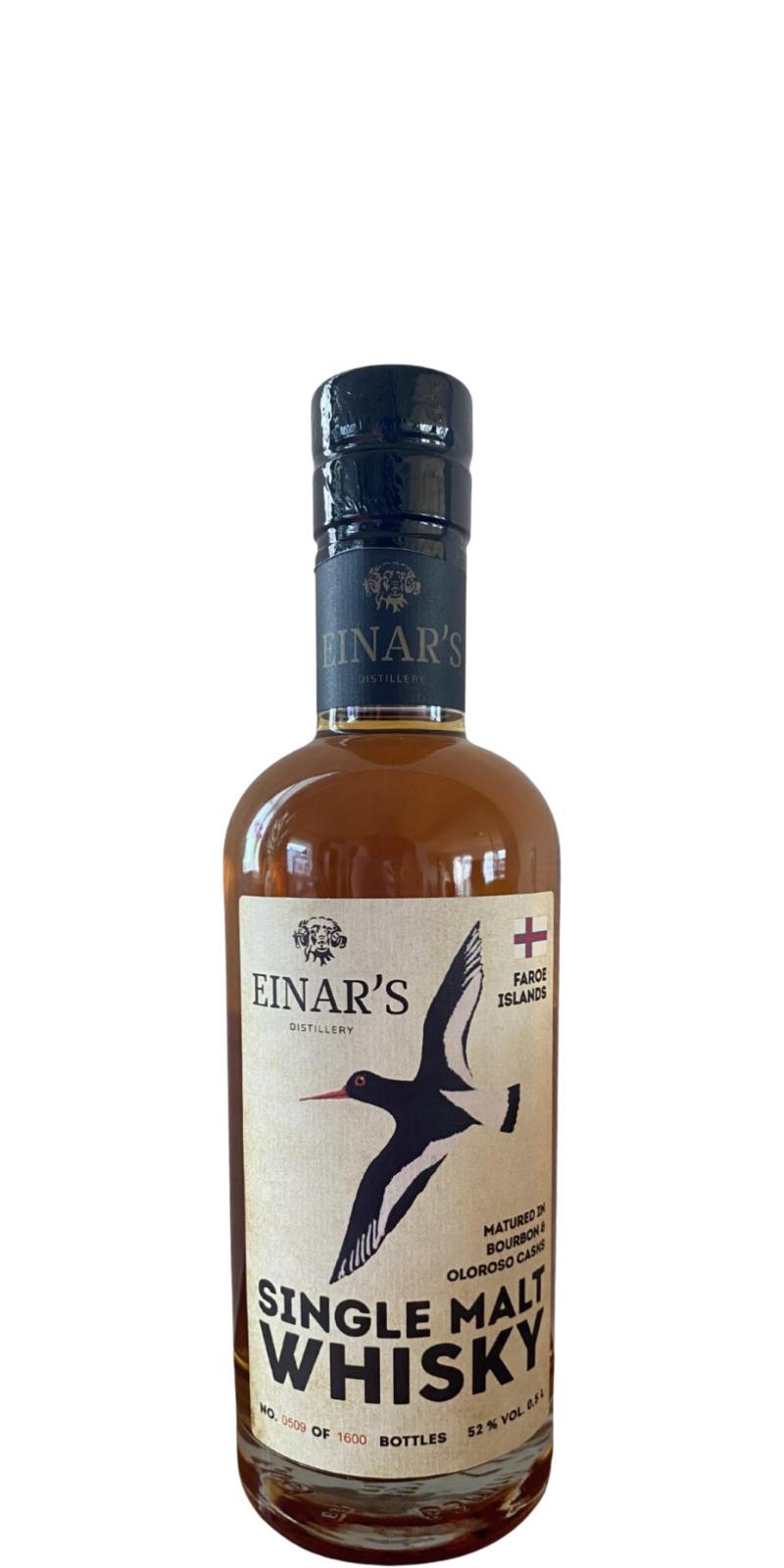 Einar's Single Malt Whisky  Oystercatcher